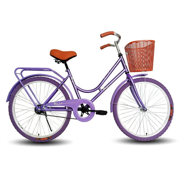 Bicicleta Maja Vintage Retro Urbana Rodada 26 Morado BLACK PANTHER MAJA$URBANA