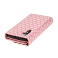 thumbnail image 5 of SaniMore for Samsung Galaxy A05 Wallet Case, PU Leather Wrist Shoulder Strap Flip Stand Card Slots RFID Blocking Zipper Purse Shockproof Anti-fall TPU Inner Shell Flip Folio Protective Cover, Rosegold, 5 of 10