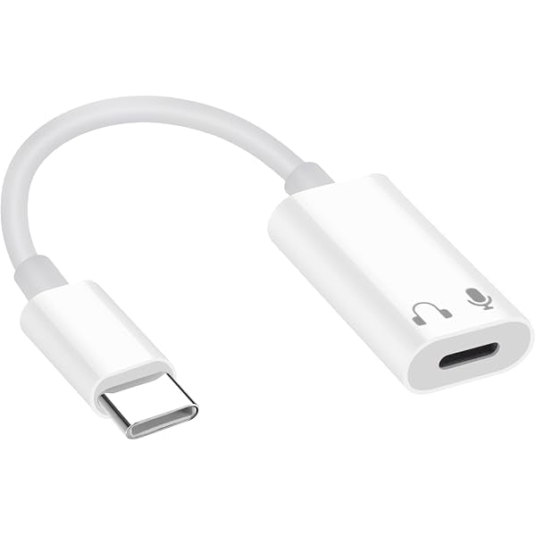 wonima11 USB C to Lightning Audio Adapter, USB C Male to Female Lightning Headphone Earphones Adapter for iPhone 15/15 Plus/15 Pro/15 Pro Max/iPad, Not Support Charging&Data