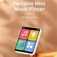 thumbnail image 3 of Mini Portable MP3 Player Bluetooth Small Music Player Touch Screen Walkman Sports Music Player Built in 32G Card-, 3 of 5