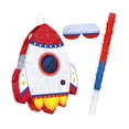 thumbnail image 3 of Piñata de Cohete de 4 Piezas para Fiestas Infantiles, Juego de Entretenimiento, Juguete de Papel Rompible Temático Y Decoración, Apto para Niños Y Niñ, 3 of 9