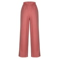 thumbnail image 7 of aidice Fall Casual Pants for Women Striped Elastic High Waisted Straight Leg Seniors Trousers, 7 of 7