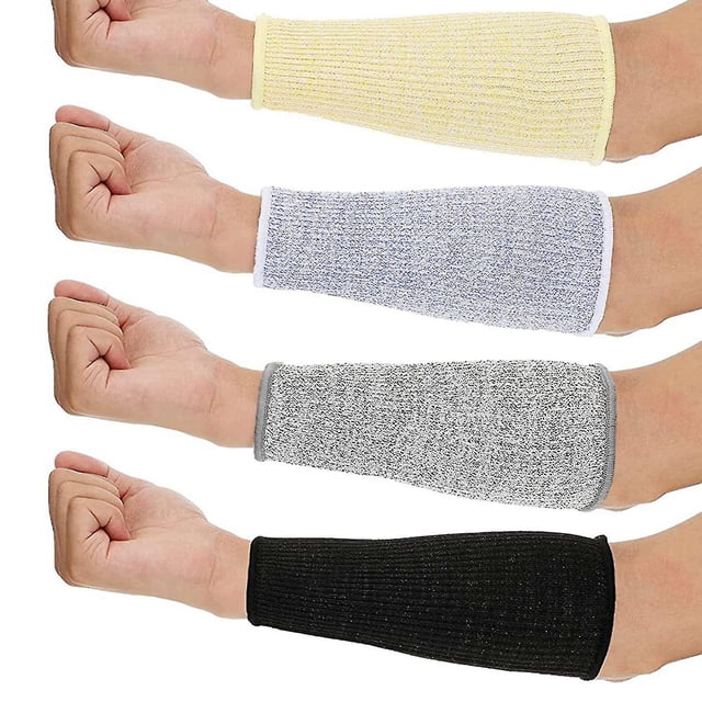 4 Pair Cut And Burn Resistant Sleeves Arm Protection Sleeves Compatibleearm Protectors Compatible Thin Skin And B_Gift Of G