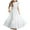 White, variant on Dress for Girls Baby Solid Lace Party Sleeveless Elegant Layered Princess Evening Dress Girls Dresses Beige 9-10 Years