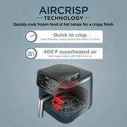 Ninja Air Fryer Pro XL 5-Qt, 3-in-1, 400°F Air Crisp Technology, Nonstick Crisper Plate, AF140WMNV Navy