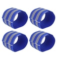 thumbnail image 1 of 4 uds Reflectante Bandas para Muñeca Ciclismo Reflectante Cinta Correa Azul, 1 of 1