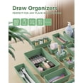 thumbnail image 3 of Set de Organizador de Cajones de Plástico Caddy BiuLeon 25 piezas Verde, 3 of 7