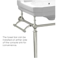 thumbnail image 3 of Whitehaus WHV024-L33-1H-C Victoriahaus 23-1/2" Rectangular Ceramic Lavatory Console Sink -, 3 of 5
