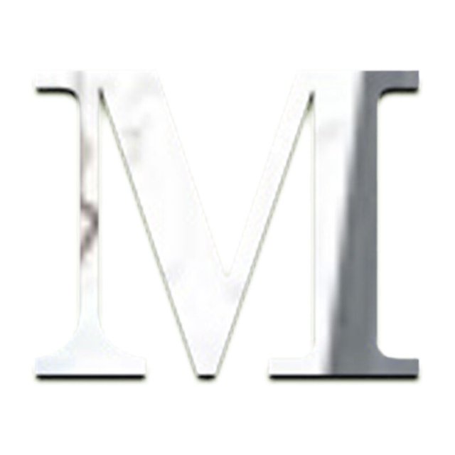 English Letters Mirror Sticker 3D Acrylic Letters Mirror Sticker Alphabet Mirrored Decals DIY Room Home Decoration Wallpaper