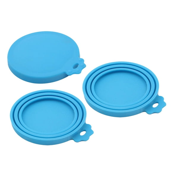 Hemoton 3pcs Pet Food Can Covers Fresh-Keeping Covers Silicone Can Lids Dog Food Can Covers Can Silicone Caps Replacement Lid Pet Food Can Covers