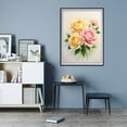 thumbnail image 7 of Diamond Art Kits for Adults - 5d Rose Bouquet Pastel Flower Art Diamond Painting for Adults, Diamond Art for Adults Beginners, Diamond Painting Kits for Adults for Home Wall Decor, 7 of 7