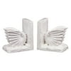 Benzara Ceramic Sea Snail Shell Bookend - Set of 2