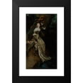 thumbnail image 2 of Charles Louis Müller 10x14 Black Modern Framed Museum Art Print Titled - Ophelia, 2 of 5