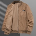 thumbnail image 2 of Corduroy Jacket Men Autumn Fashion Jacket Classic Dailywear Leisure Coats Fit Windbreaker Pilot Comfy Casual Overcoats, 2 of 9