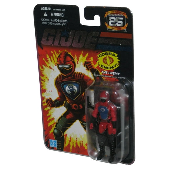 GI Joe 25th Anniversary (2007) Cobra HISS Driver Enemy Hasbro 3.75 Inch Figure