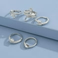 thumbnail image 6 of 5 Pcs Snake Rings Set Ouroboros Wrap Open Rings Stackable Animal rings Adjustable Knuckle Rings for Men and Women, 6 of 7
