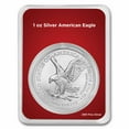 thumbnail image 2 of 2025 1 oz American Silver Eagle - w/Red Winter Holiday Card, 2 of 4