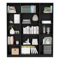 thumbnail image 1 of FM FURNITURE Tatum 3 Piece Living Room Set Black Engineered Wood, 1 of 8