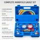 thumbnail image 3 of Juego de manómetros de corriente alterna Orion Motor Tech para R134a R12 R502, 3 of 7