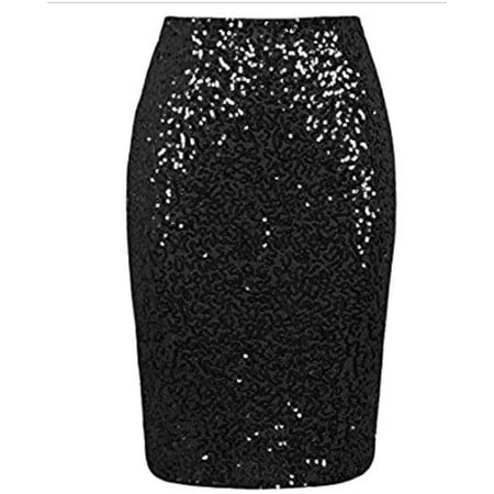 skirt stretchy sequin bodycon sparkle mini night