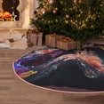 thumbnail image 5 of Rateoe Explosive Fluid Splash Art Pattern Christmas Tree Skirt with Ties, Christmas Tree Decorations, Farmhouse Christmas Decor Xmas Holiday Decorations-36", 5 of 6