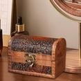 thumbnail image 5 of Segolike Decorative Storage Box,Wooden Jewelry Box Organizer Trinket Box Hinged Treasure Chest for Hair Clips Pendants Earrings Brooch Yellow, 5 of 7