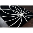 thumbnail image 6 of Surya  Forum Rug- 100% Wool- Hand Tufted- Black/White- 6'X9', 6 of 6