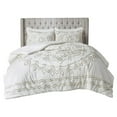 thumbnail image 1 of Madison Park Violette 100 Percent Cotton Tufted Comforter Set in Ivory, 1 of 12