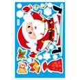 thumbnail image 3 of Fridja Christmas Decoration Christmas Tree Elderly Snowman Snowflake Static Sticker Combination Family Christmas Decorations, 3 of 7