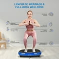 thumbnail image 2 of EILISON FitMax 3D XL Vibration Plate Exerciser, 300 Pound Capacity, Blue, 2 of 6