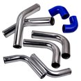 WEILAI 2.5” Universal Aluminum Intercooler Turbo Piping Pipe Kit+