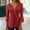 Red T-Shirts for Women, variant on Fashion $15 & under Olyvenn Women's Casual Long Sleeve Henley V-Neck Shirt Printed Pleated Tunics Or Tops to Wear with Leggings Purple 6