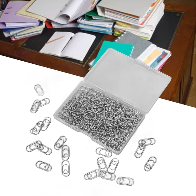 Paper Clips, 150Pcs Cute Paper Clips Heart Shaped Style Paper Clips Exquisite Electroplated Anti Slip Fancy Paperclips For Home And Office