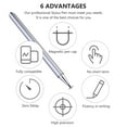 thumbnail image 3 of HOOWIFFY Universal Touch Pen Capacitive Stylus Pen Great for Students 1Set, 3 of 8