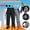 White, variant on Miluxas Men Snow Bibs Women Baggy Ski Pants Snowboard Overall Insulated Waterproof Windproof Warm Winter Gray