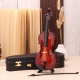 thumbnail image 3 of CIMAXIC 1 Set Musical Instrument Model Violin Craft Desktop Decoration Photography Props,3.15"X1.18"X0.98", 3 of 5