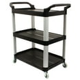 thumbnail image 1 of Service Cart- 3 Shelves - Black, 1 of 4