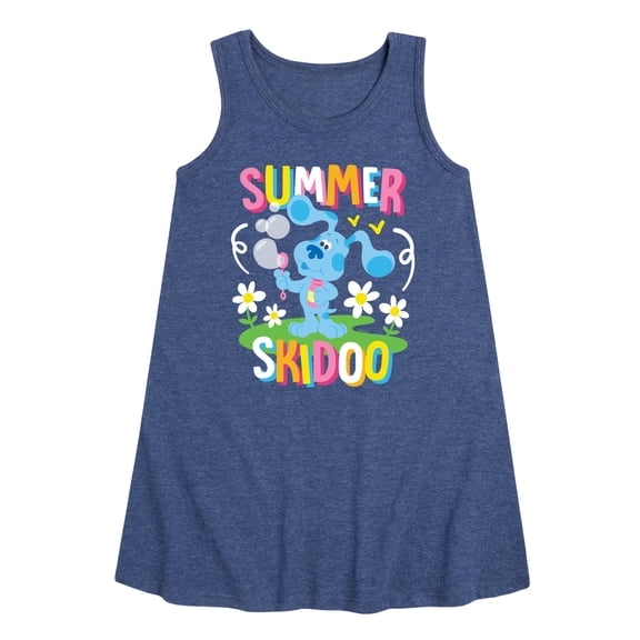 Blue's Clues & You! - Summer Skidoo - Toddler & Youth Girls A-line Dress