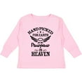thumbnail image 3 of Inktastic Handpicked for Earth By My Pawpaw in Heaven with Angel Wings Boys or Girls Long Sleeve Toddler T-Shirt, 3 of 5