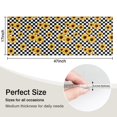 thumbnail image 5 of Black White Checker Sunflower Pattern Kitchen Rug Mat,Kitchen Runner Rugs Non Skid Washable,Decorative Kitchen Floor Mats for Kitchen,Sink,Laundry,17"X47", 5 of 5