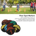 thumbnail image 4 of Numbered Spot Markers,  Training Spot Markers Bright Color  For Basketball For Basketball Sports, 4 of 8