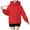 Red, variant on Jinhomg Oversized Puffer Coat for Women Casual Loose Mid Length Drawstring Hoodies Fall Winter Thermal Cozy Long Sleeve Down Jacket with Pockets Spring Saving Red XXL