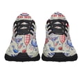 thumbnail image 5 of Red Wine And Blue 4th Of July Shoes Sneakers for Women Men Black Size 10, 5 of 7