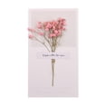 thumbnail image 1 of Christmas Charm Dried Flower Greeting Card Festive Design Natural Holiday Sentiments Idea, 1 of 5