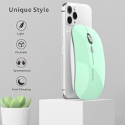Uiosmuph Wireless Mouse Silent Rechargeable Computer Mouse with USB Nano Receiver