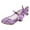 z2 Purple, variant on Gyujnb Kids Shoes - Girl Princess PU Sequins Shoes Children Silver Performance Shoes - Girls Shoes,Size:2.5