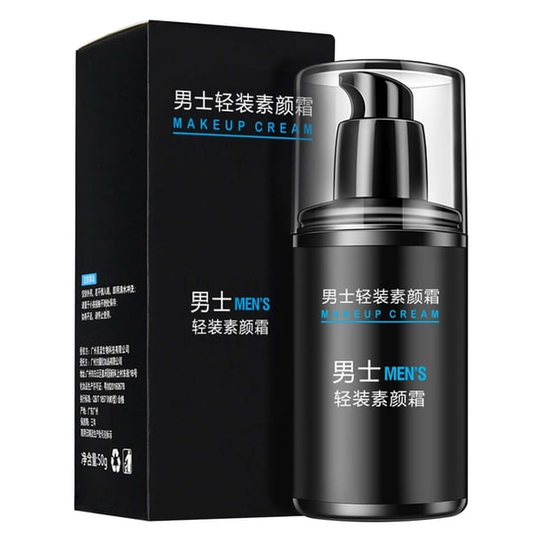 Corrector en crema para hombres, corrector de imperfecciones, maquillaje ligero, hidratante y humectante, crema facial Lazy Beauty