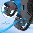 thumbnail image 4 of Hongyi 35ft Heavy Duty Extension Cord Reel with 4-Outlet for Outdoor, 14AWG/3C, SJTW Cable, Blue, 4 of 9
