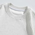 thumbnail image 5 of YUGYXL Sweatshirts for Men Long Sleeve Casual Crew Neck Pullover Solid Color Top Soft Comfy Casual Fall Winter Clothes Gray M, 5 of 9