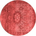 thumbnail image 1 of Ahgly Company Indoor Round Persian Red Traditional Area Rugs, 4' Round, 1 of 4